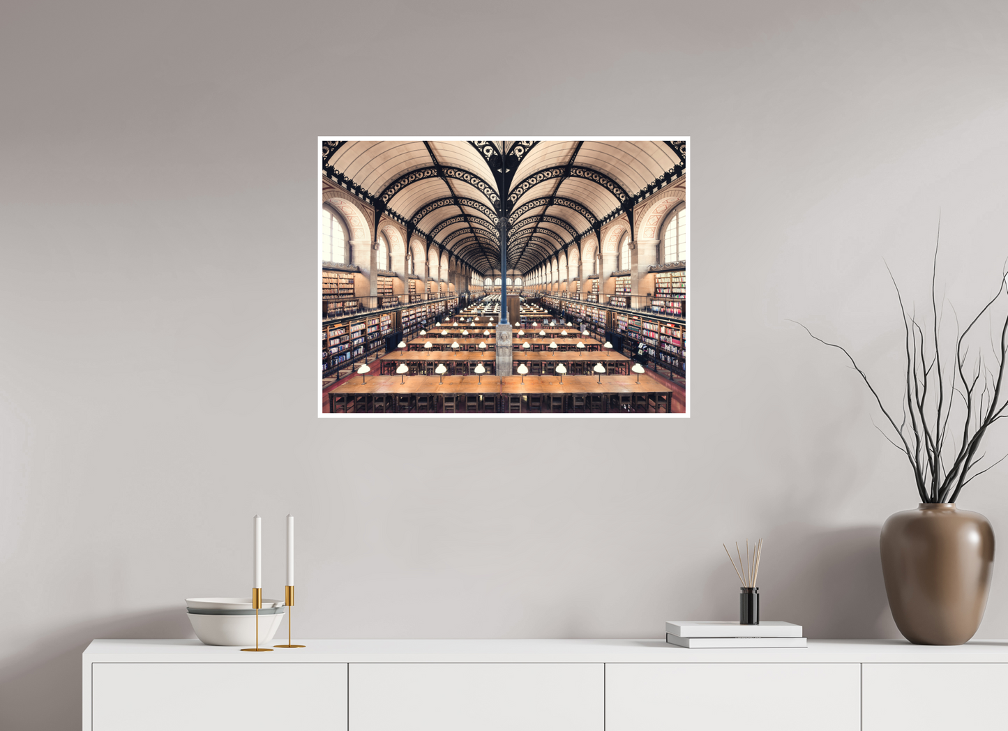 80 x 60 cm, Fine Art Paper Print - Matte Sainte Geneviève