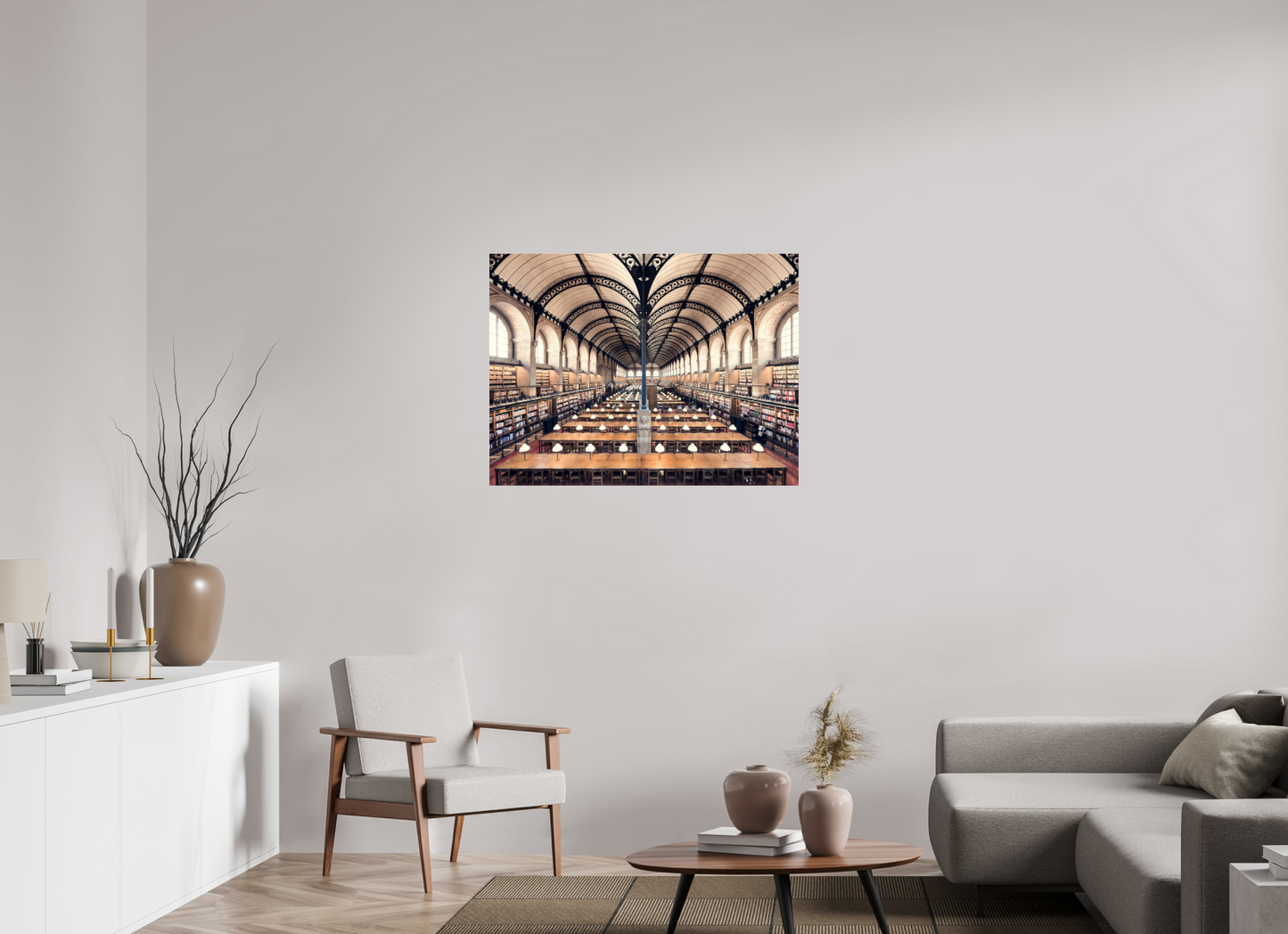 100 x 75 cm, Photo Print Under Acrylic Glass - Glossy Sainte Geneviève
