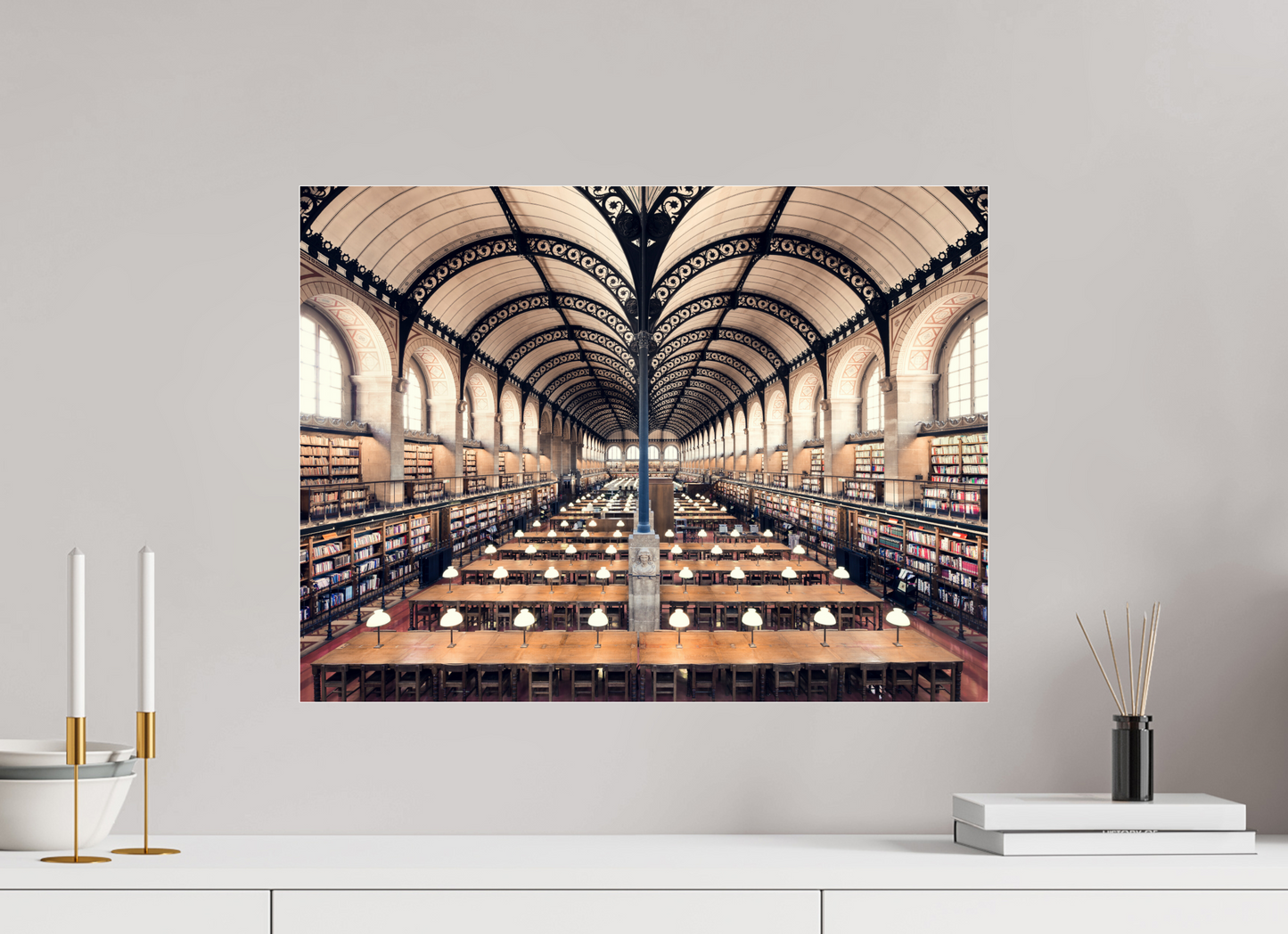 60 x 45 cm, Photo Print Under Acrylic Glass - Glossy Sainte Geneviève
