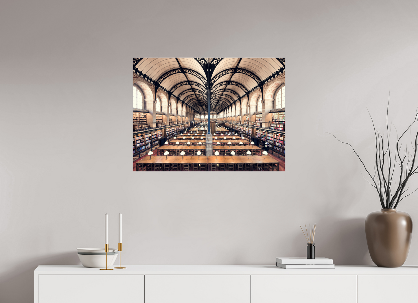 80 x 60 cm, Photo Print Under Acrylic Glass - Glossy Sainte Geneviève