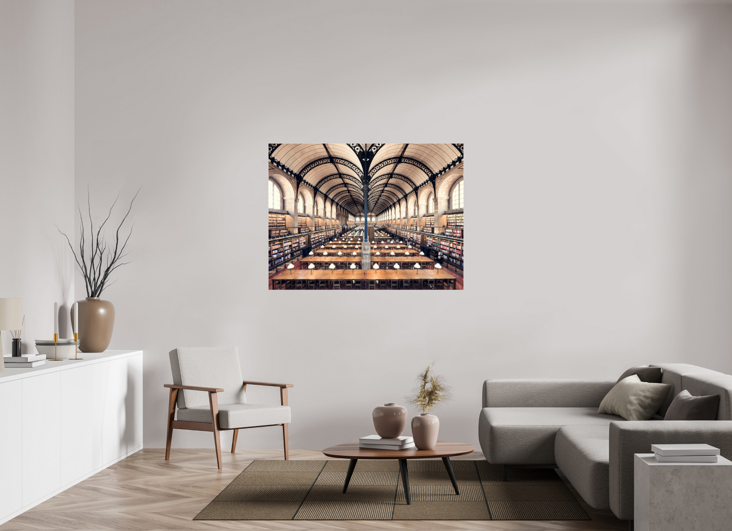 140 x 105 cm, Photo Print Under Acrylic Glass - Glossy Sainte Geneviève
