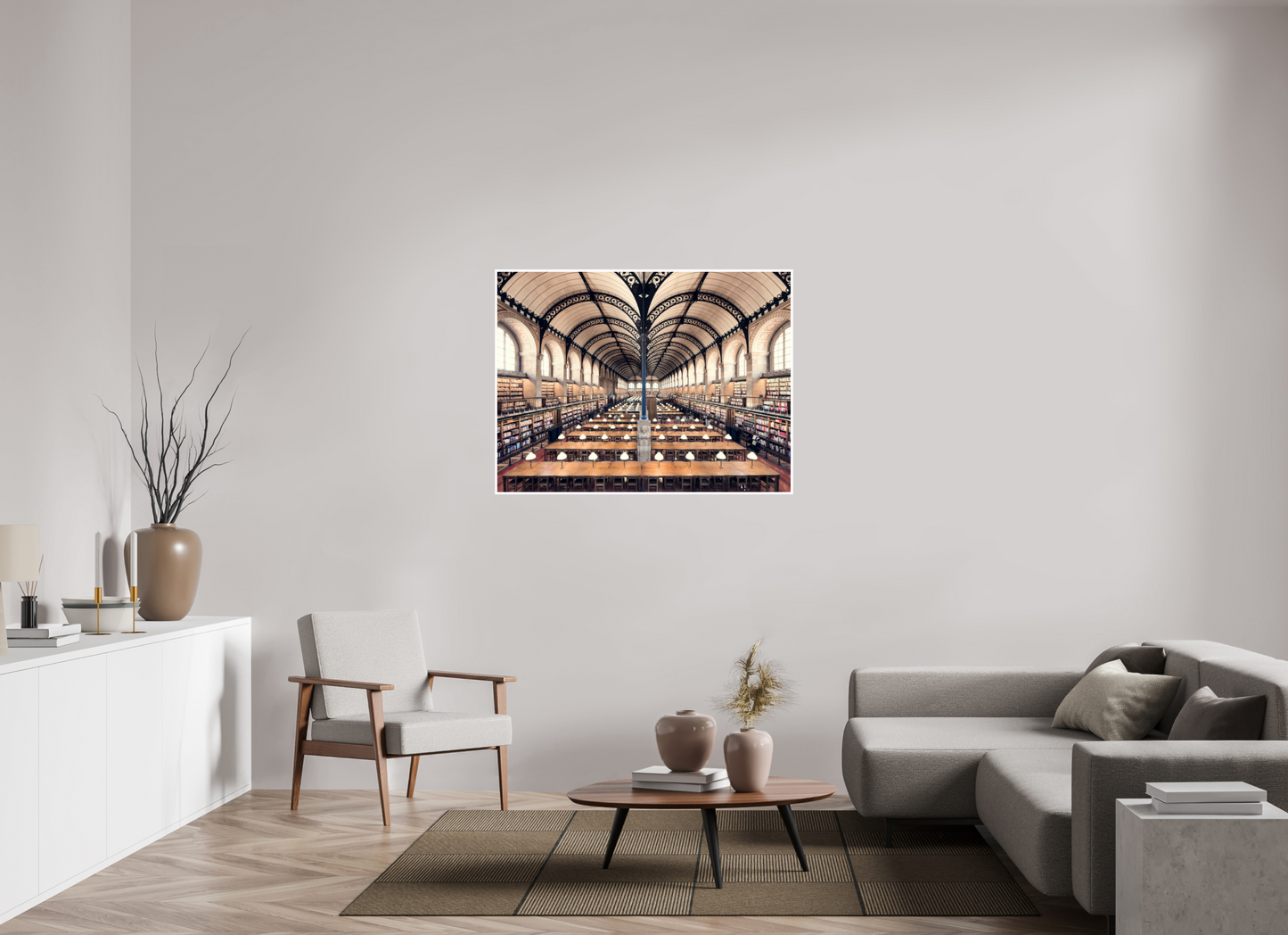 120 x 90 cm, Fine Art Paper Print - Glossy Sainte Geneviève