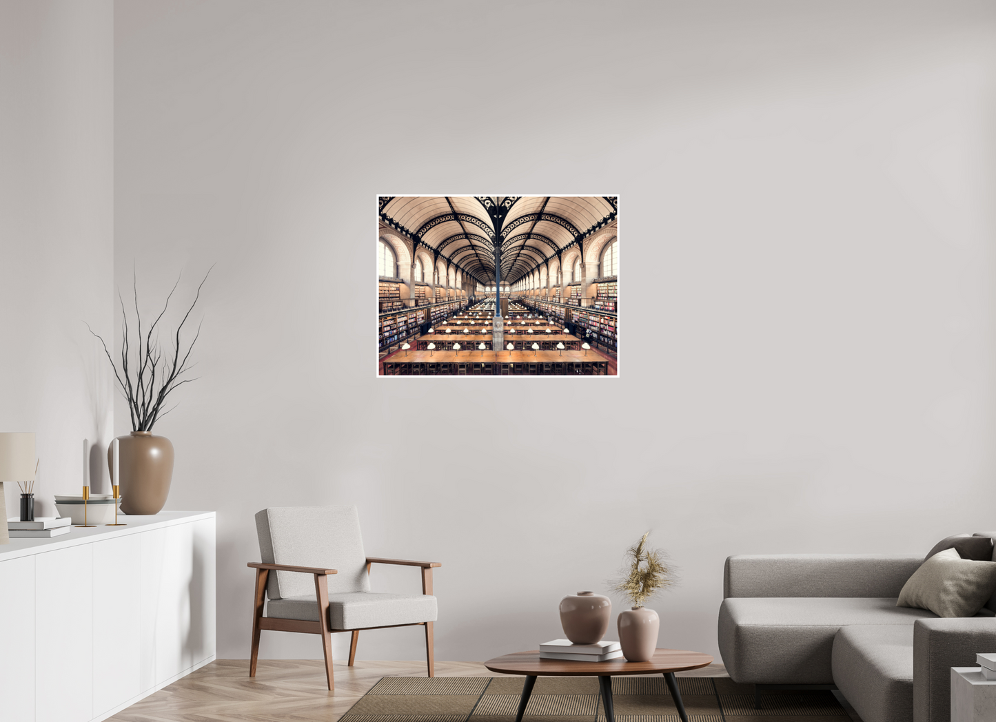 100 x 75 cm, Fine Art Paper Print - Glossy Sainte Geneviève