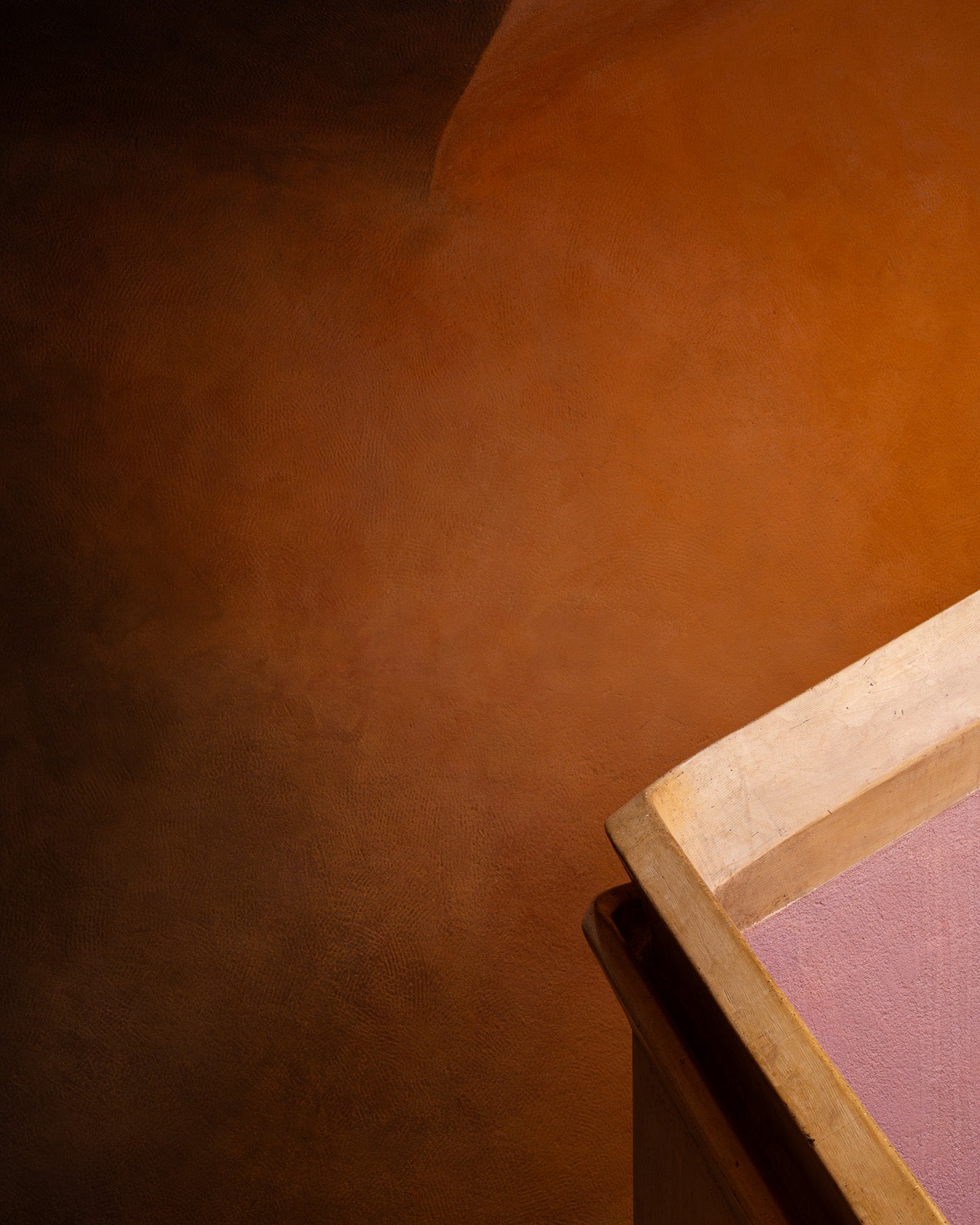 goetheanum rudolf steiner amber wall chair detail minimalist thibaud poirier