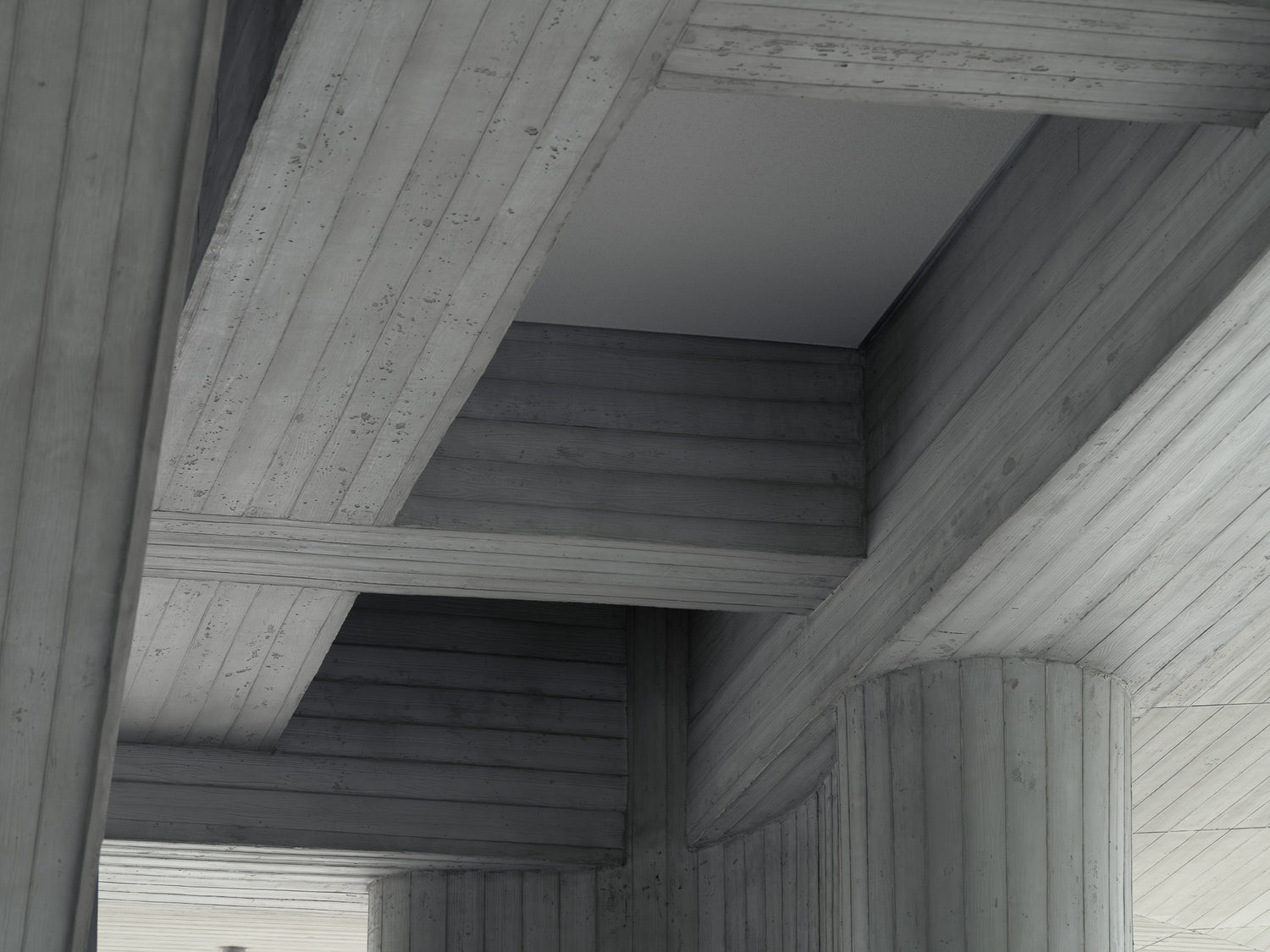 hiroshima-peace-memorial-museum-kenzo-tange-concrete-beams-ceiling-underside-thibaud-poirier