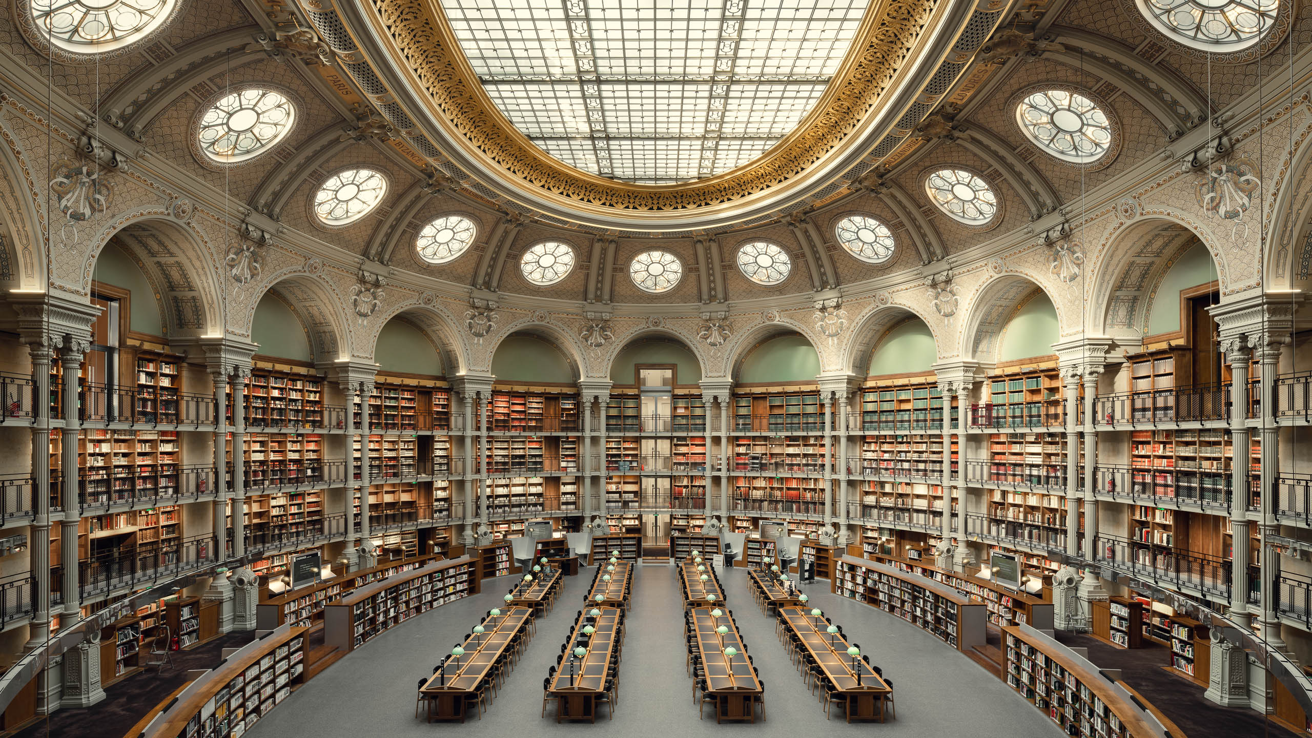 Salle Ovale BnF Richelieu Paris bibliotheque patrimoniale