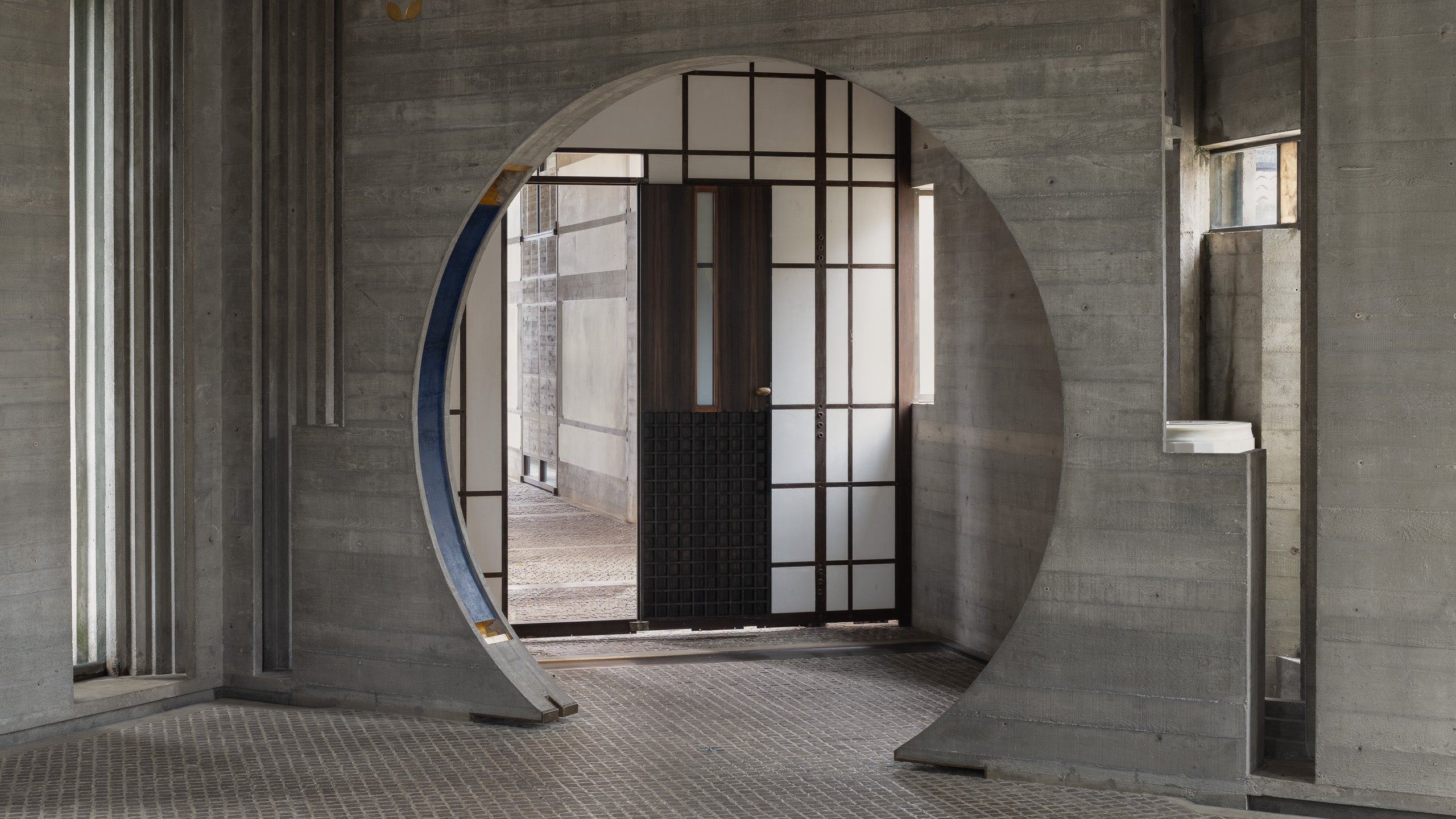 Interieur Tomba Brion par Carlo Scarpa architecture funeraire