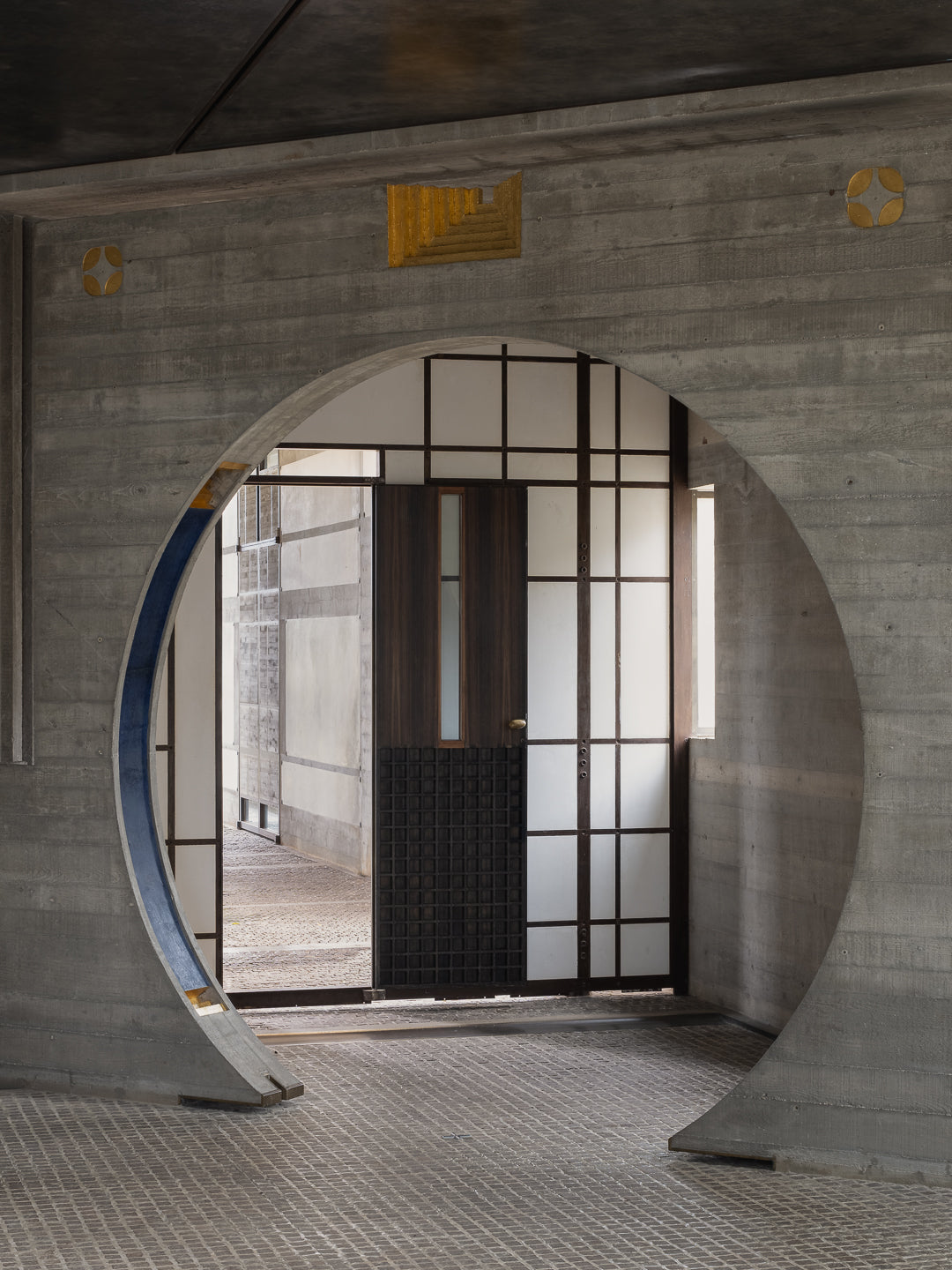 Interieur Tomba Brion par Carlo Scarpa architecture funeraire